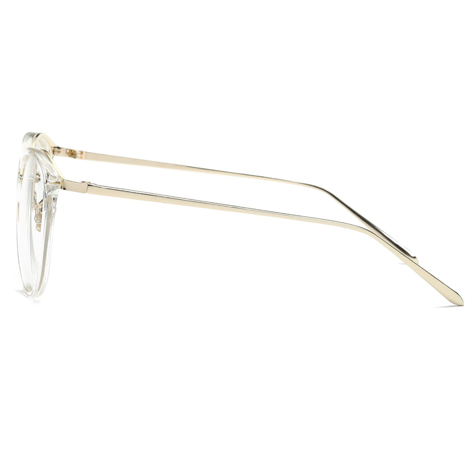 SojoS Lentes Transparentes Redondas Clasicas Mujer SJ5969