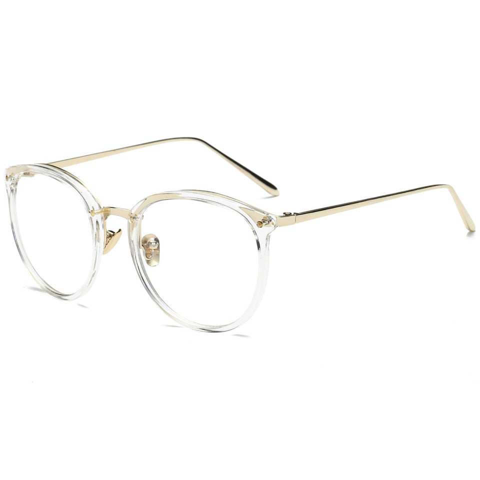 SojoS Lentes Transparentes Redondas Clasicas Mujer SJ5969