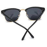 SojoS Lentes De Sol Rimless Cudrado Polarizado Con Tache SJ5018
