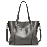 UTO - Bolsa Tote de Mujer Dama Cuero Sintético Suave Bolsas de Hombro Gran Capacidad Shopper