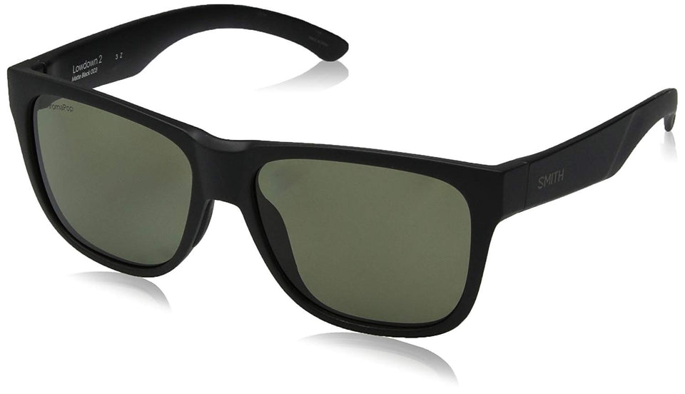Smith Lowdown 2 ChromaPop anteojos de Sol polarizados, Negro Mate