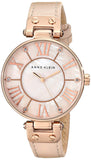 Anne Klein de la mujer Rose Goldtone Oversized Dial correa reloj