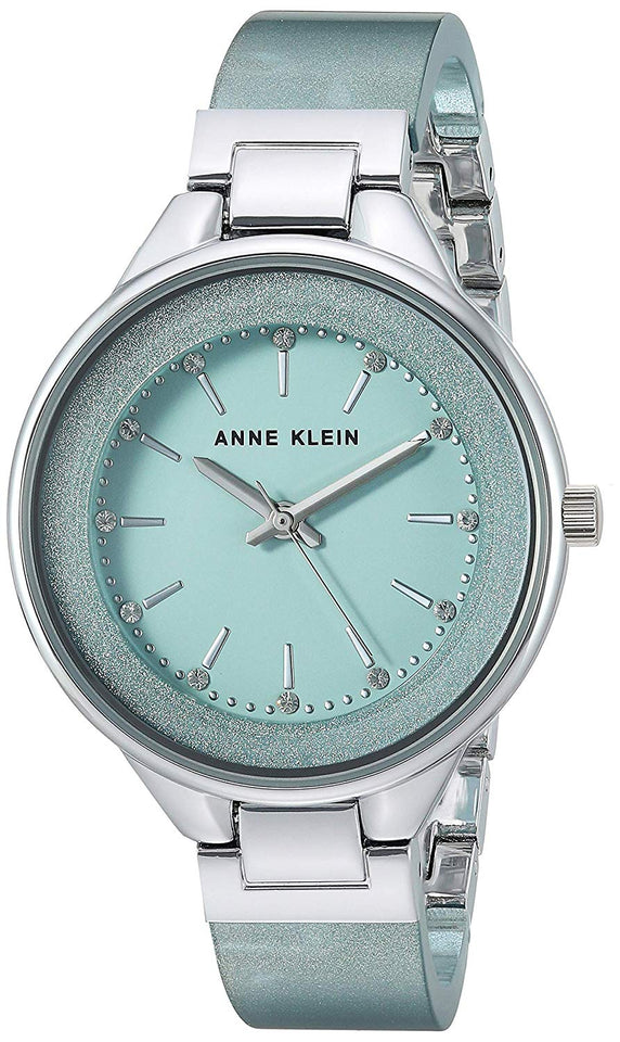 Anne Klein - Reloj de pulsera para mujer con cristales Swarovski