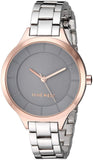Nine West - Reloj de pulsera para mujer, color oro rosa