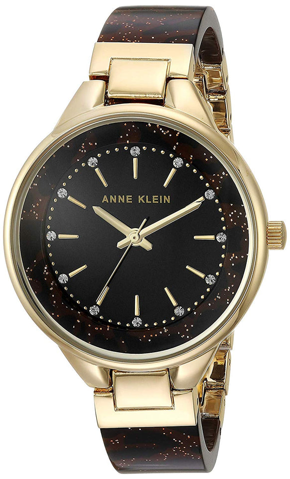 Anne Klein - Reloj de pulsera para mujer con cristales Swarovski