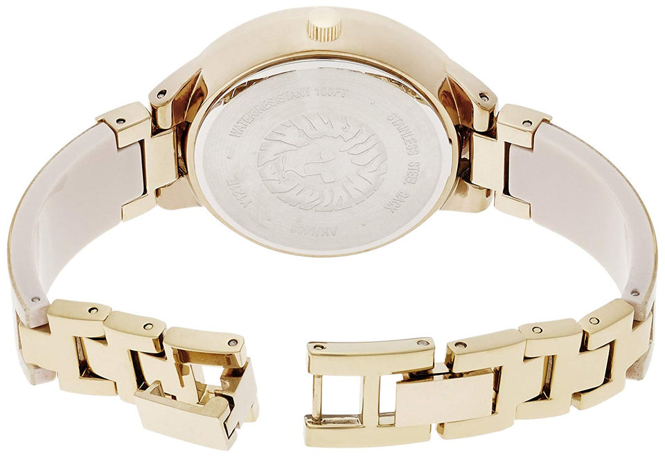 Anne Klein - Reloj de pulsera para mujer con cristales Swarovski